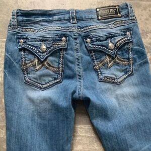 MISS‎ Me Jeans distressed Boyfriend Capri